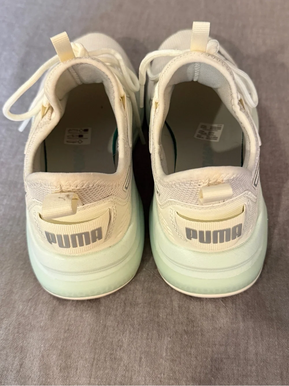 Puma Women's White Athletic Sneakers - Lightweight Casual Trainer